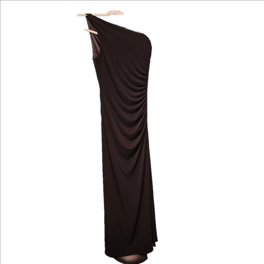 LAUNDRY BY SHELLI SEGAN ONE SHOULDER BODY CON DRESS